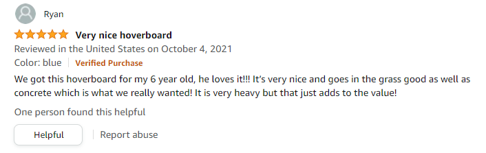 Gyroor warrior amazon review 2