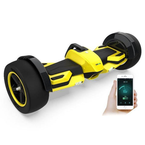 yellow hoverboard