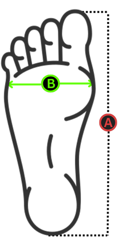 Shoe Types size chart دليل مقاسات أنواع الحذاء