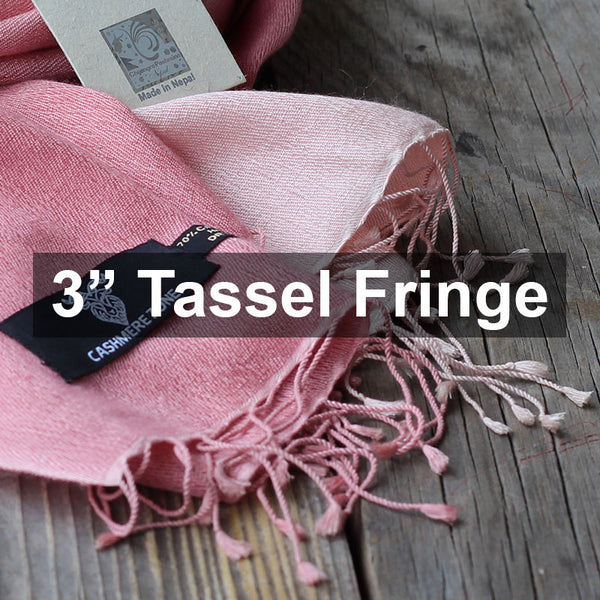 pashmina shawl tassel fringe