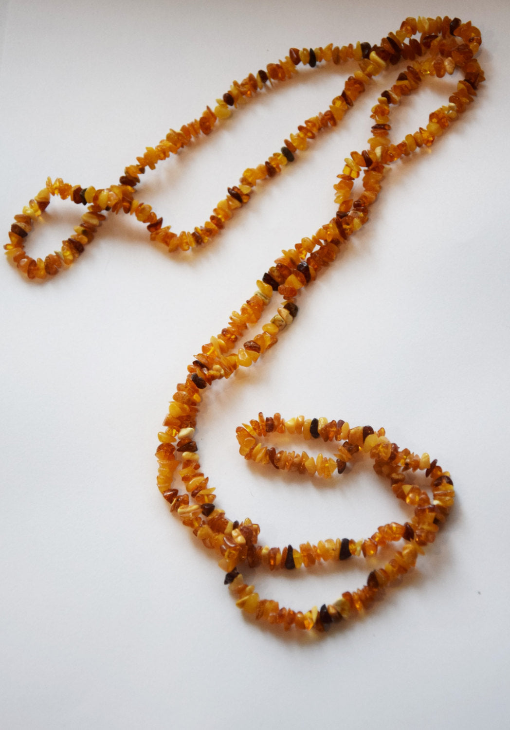 Amber necklace, long amber necklace 
