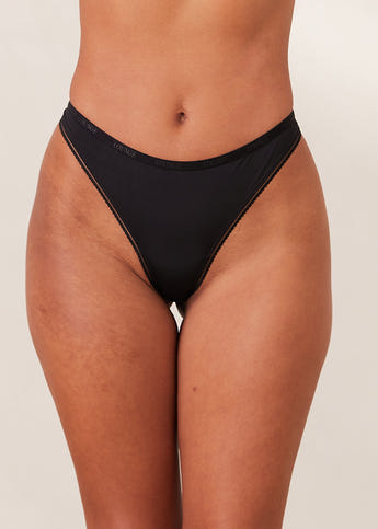 Comfort Thong - Black – Lounge Underwear