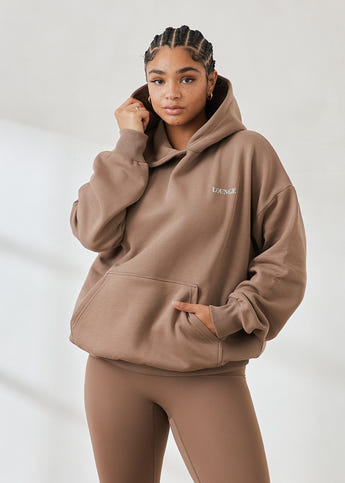 Cableknit Fleece Oversized Lounger Hoodie – Suzy & Me Collection