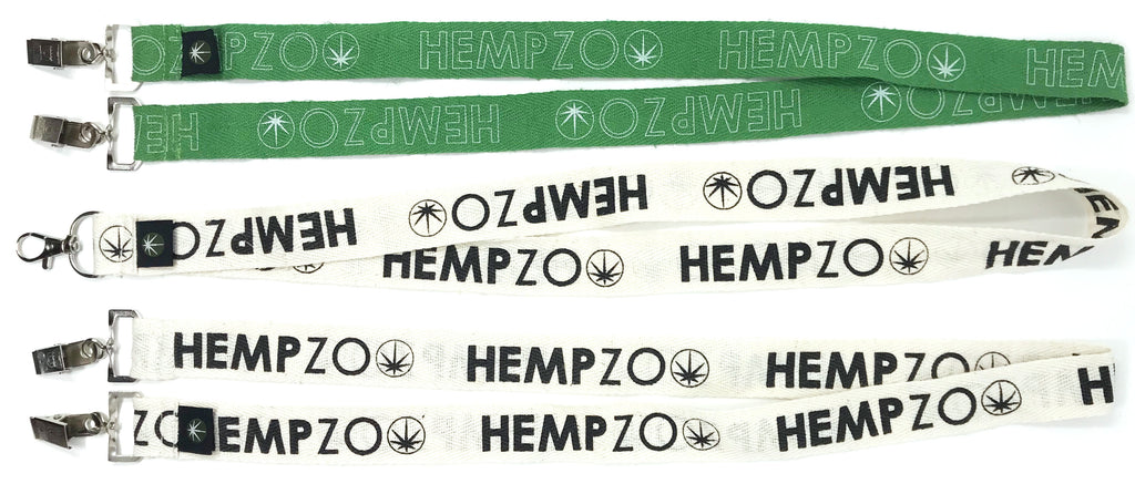 HEMPZOO Eco Friendly Natural Hemp Lanyards 