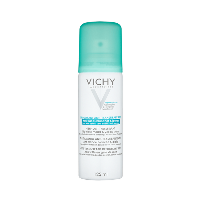 oosters Uit intelligentie Vichy - 48H No Marks Anti Perspirant Deodorant Spray 125ml – The French  Pharmacy