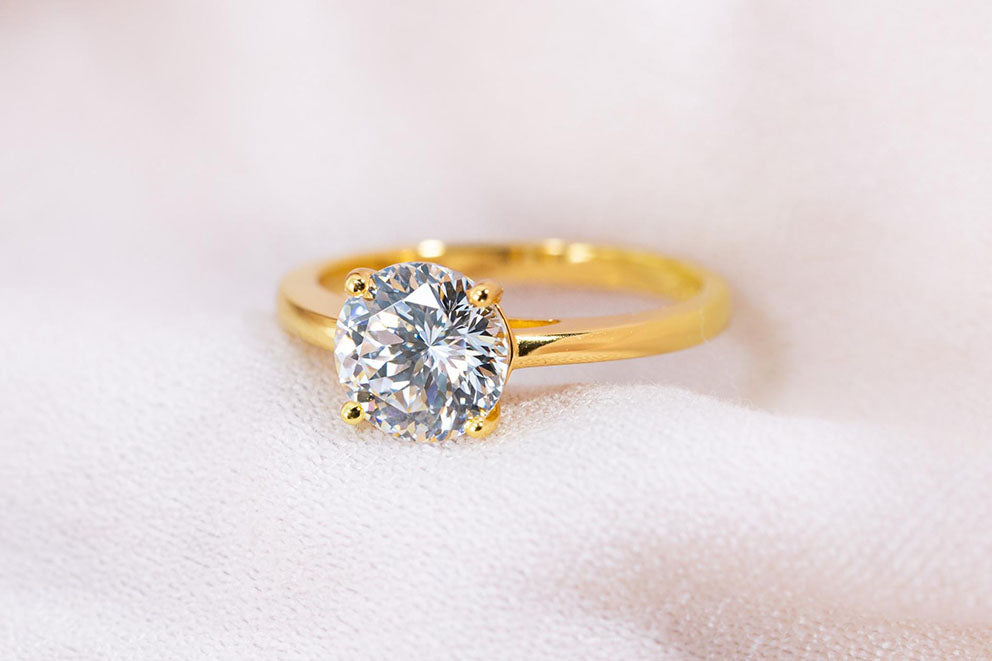 ‘The One and Only’ engagement ring in yellow gold