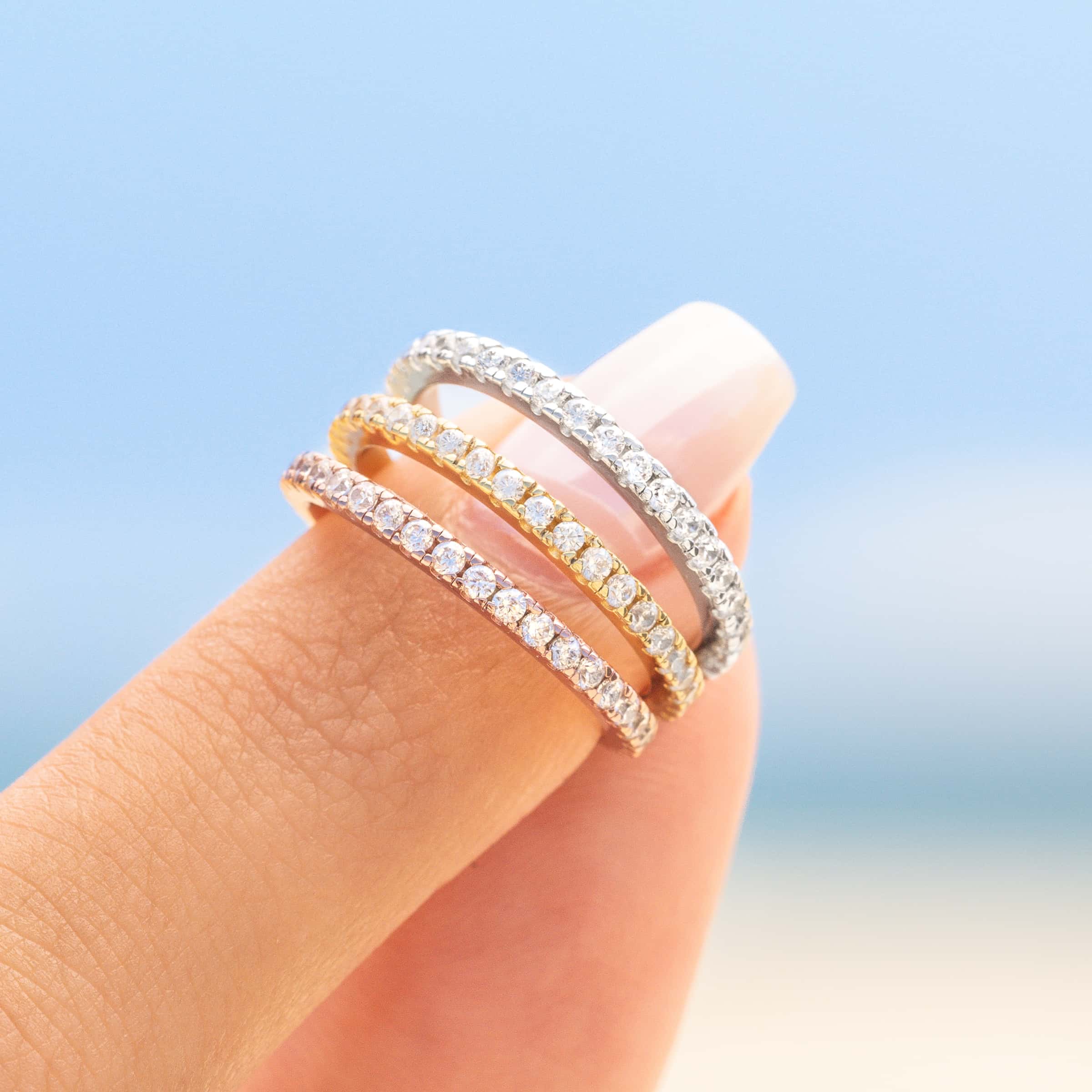 Jeulia 2 Carat Princess Cut Wedding Ring Sets for India | Ubuy