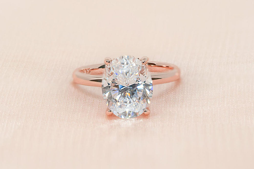 ‘The Elena’ engagement ring in rose gold