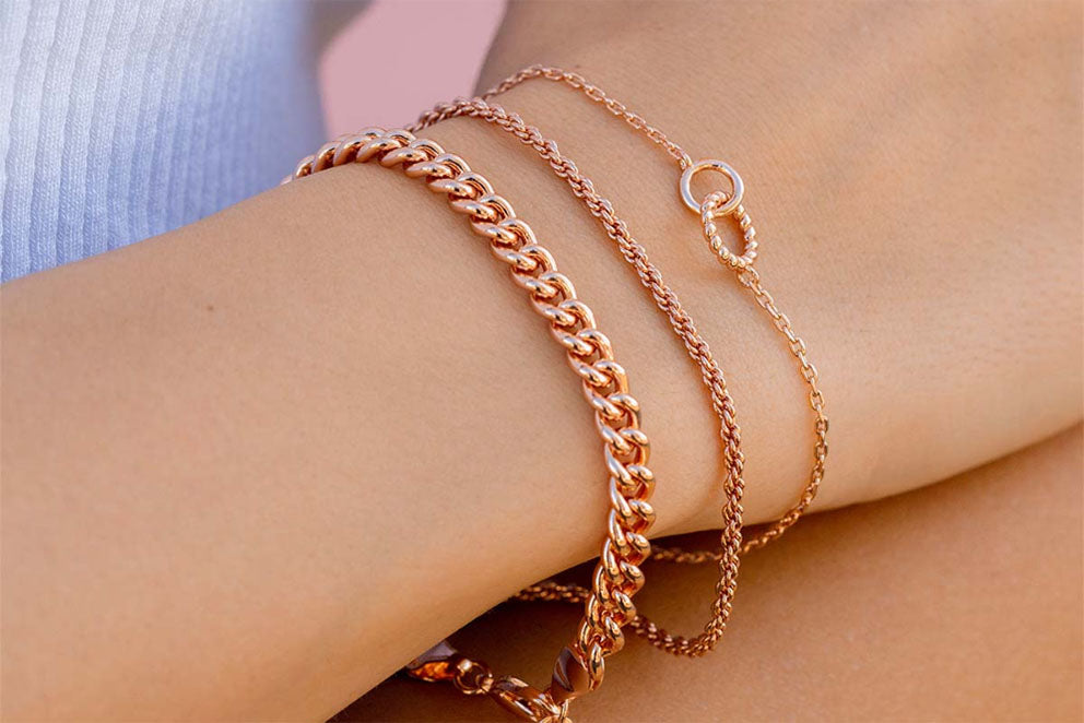 rose gold bracelets