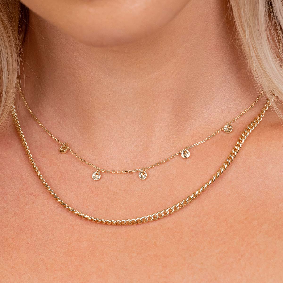 Women's Chain Extender Necklace in Yellow Gold | Modern Gents Trading Co