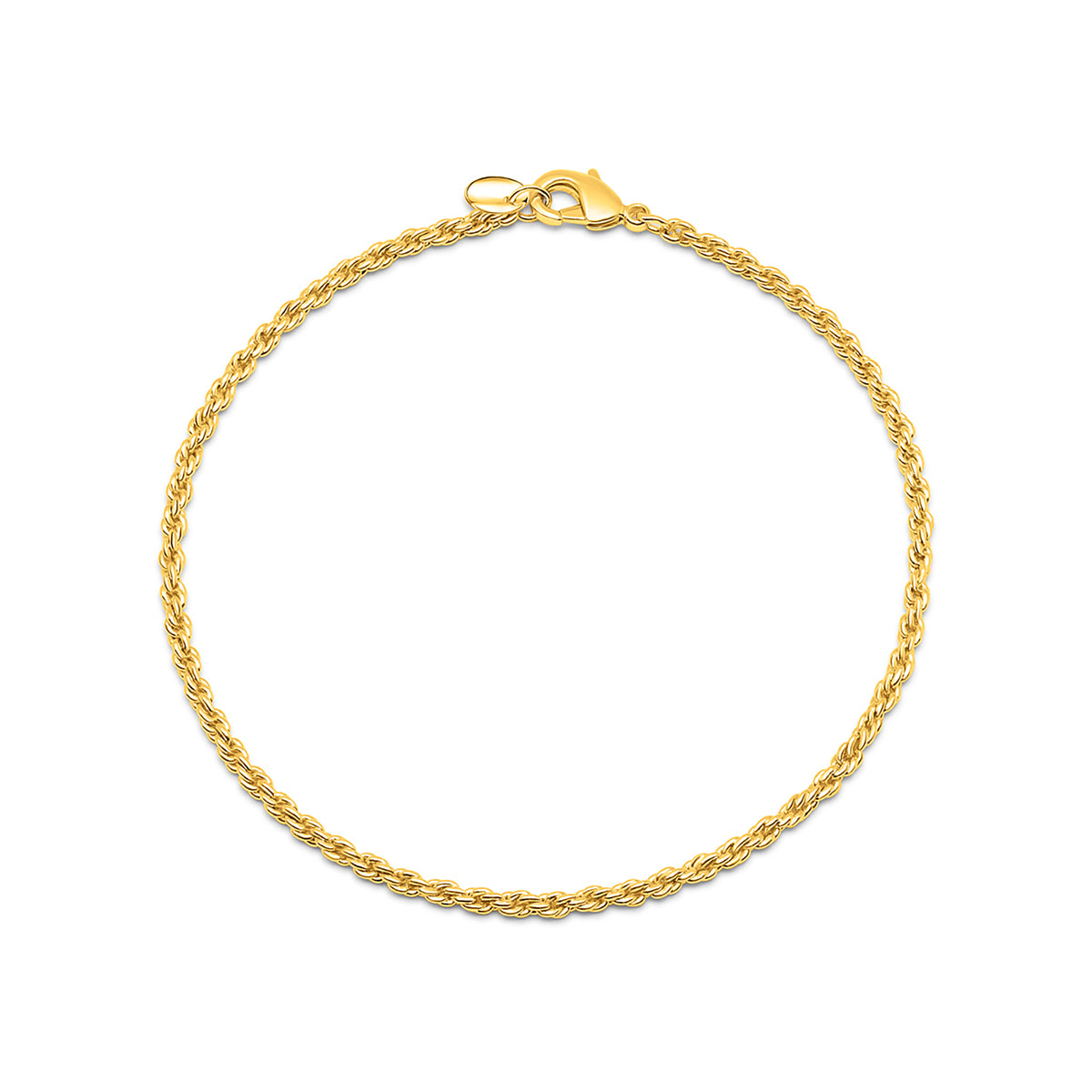 9kt Gold Rope Bracelet – Collective & Co.