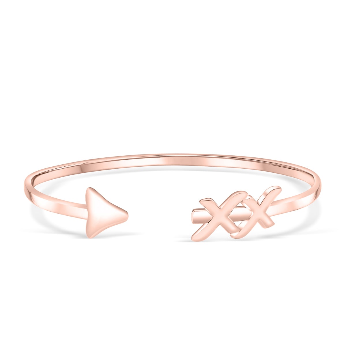 Inspirational Thin Hook Bangle Bracelet Be Brave (Rose Gold) – Rosemarie  Collections