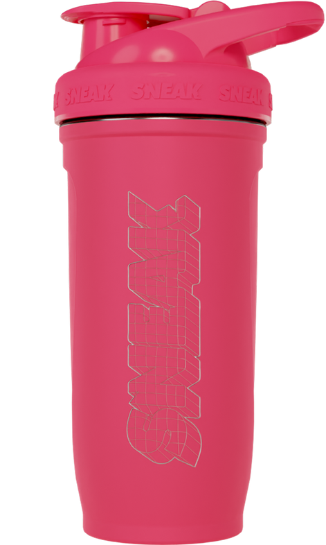 BrüMate Shaker, 20oz Triple-Insulated Stainless Steel Cocktail Shaker and  Tumbler With Clear, Shatter-Proof Top and Lid (Neon Pink)