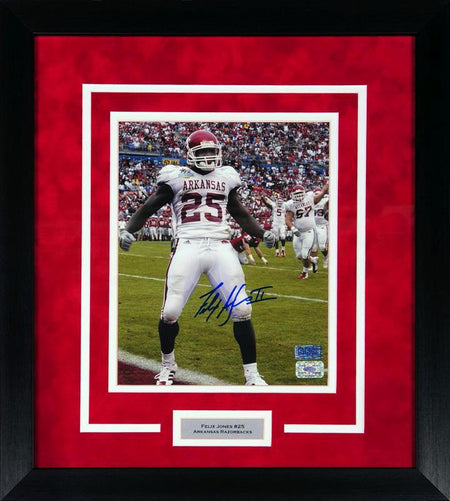 Darren McFadden Autographed Arkansas Razorbacks White Logo Football –  Signature Sports Marketing