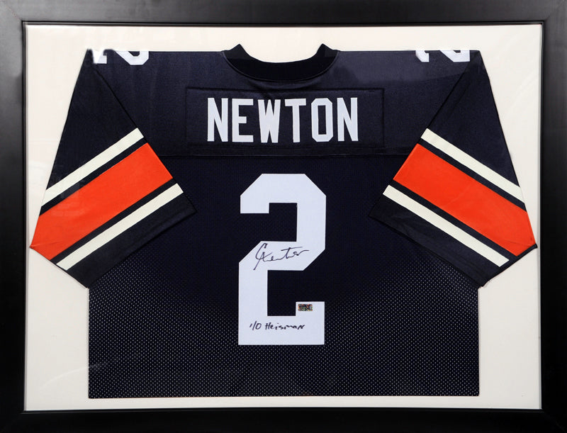 cam newton autographed auburn jersey