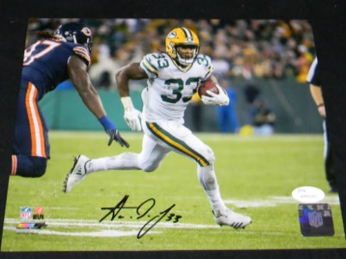 aaron jones signed jersey