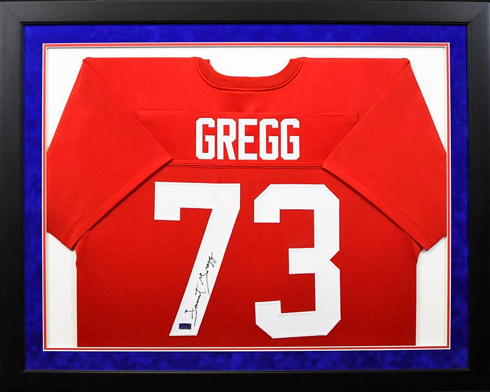 Forrest Gregg Autographed Smu Mustangs 73 Framed Jersey Signature Sports Marketing