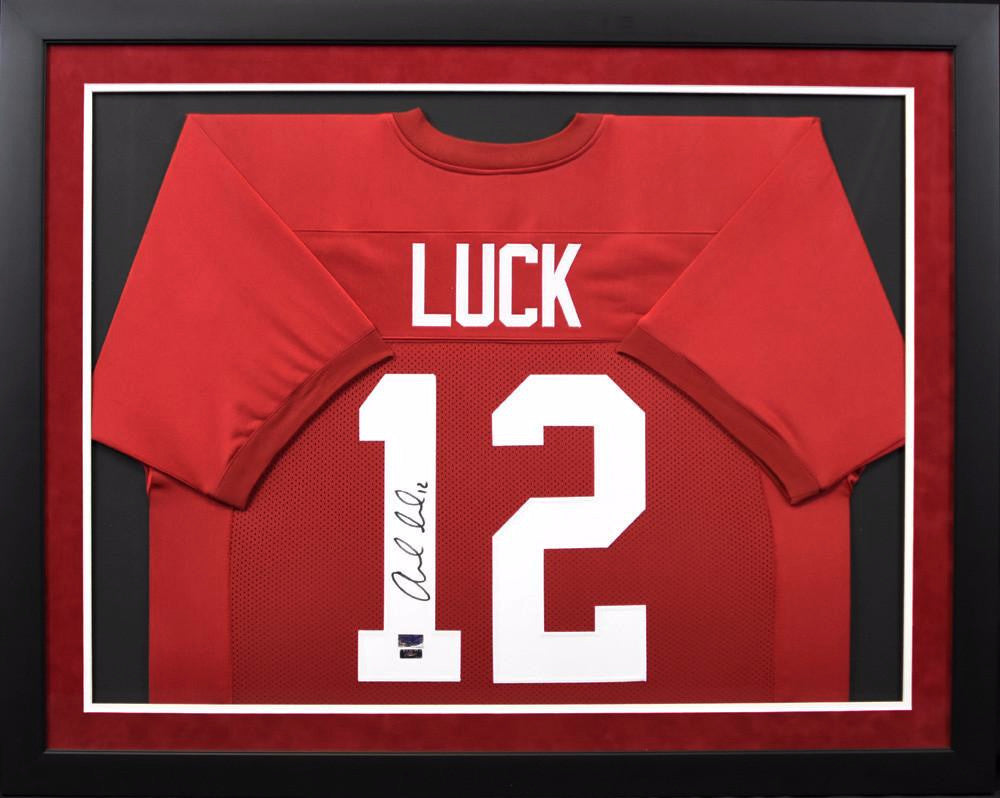 andrew luck autographed jersey