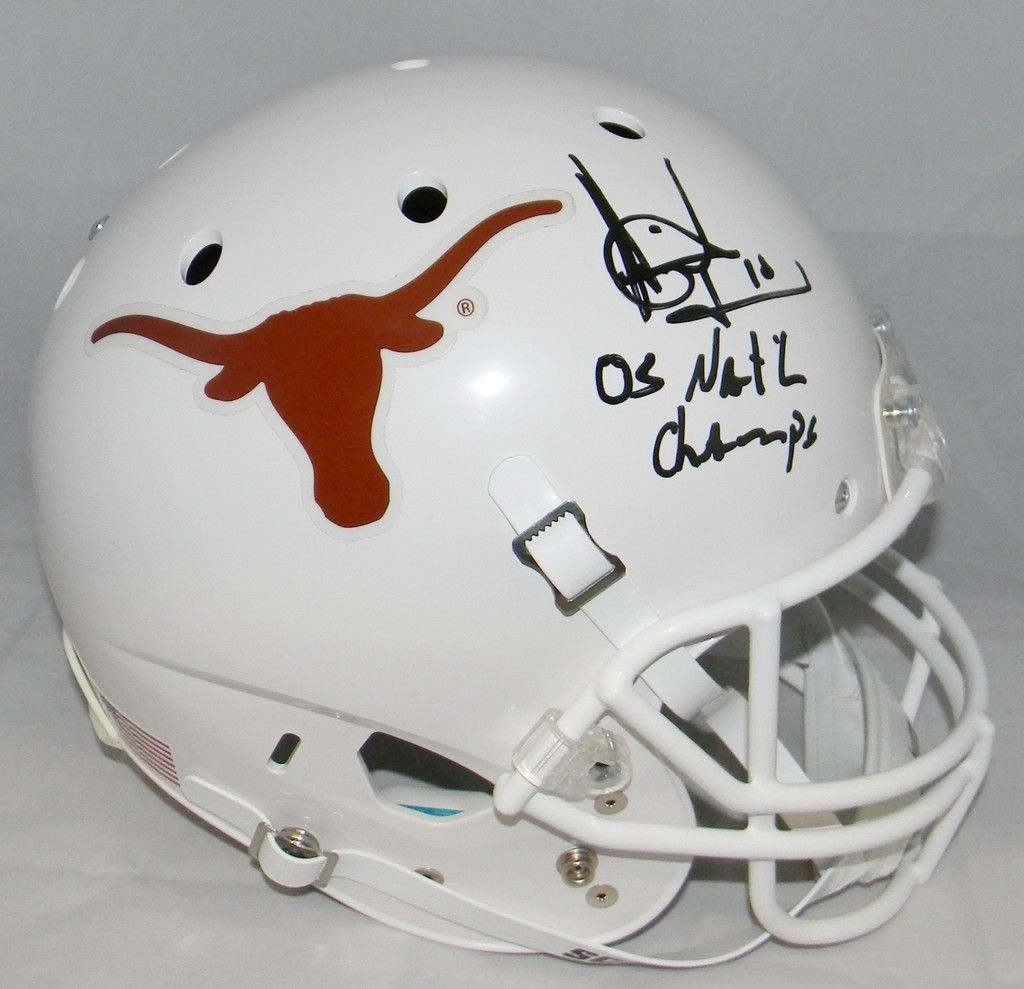 vince young signed helmet