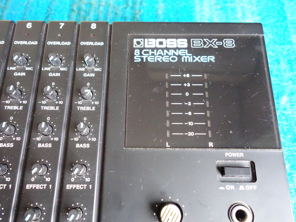 BOSS BX-8 8CHANNEL STEREO MIXER ステレオミキサー - レコーディング 