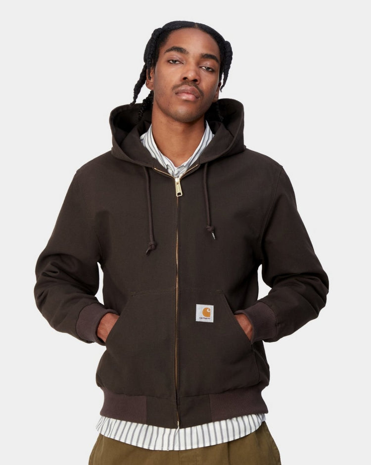 Mens Carhartt Hooded Active Jacket Big Moss