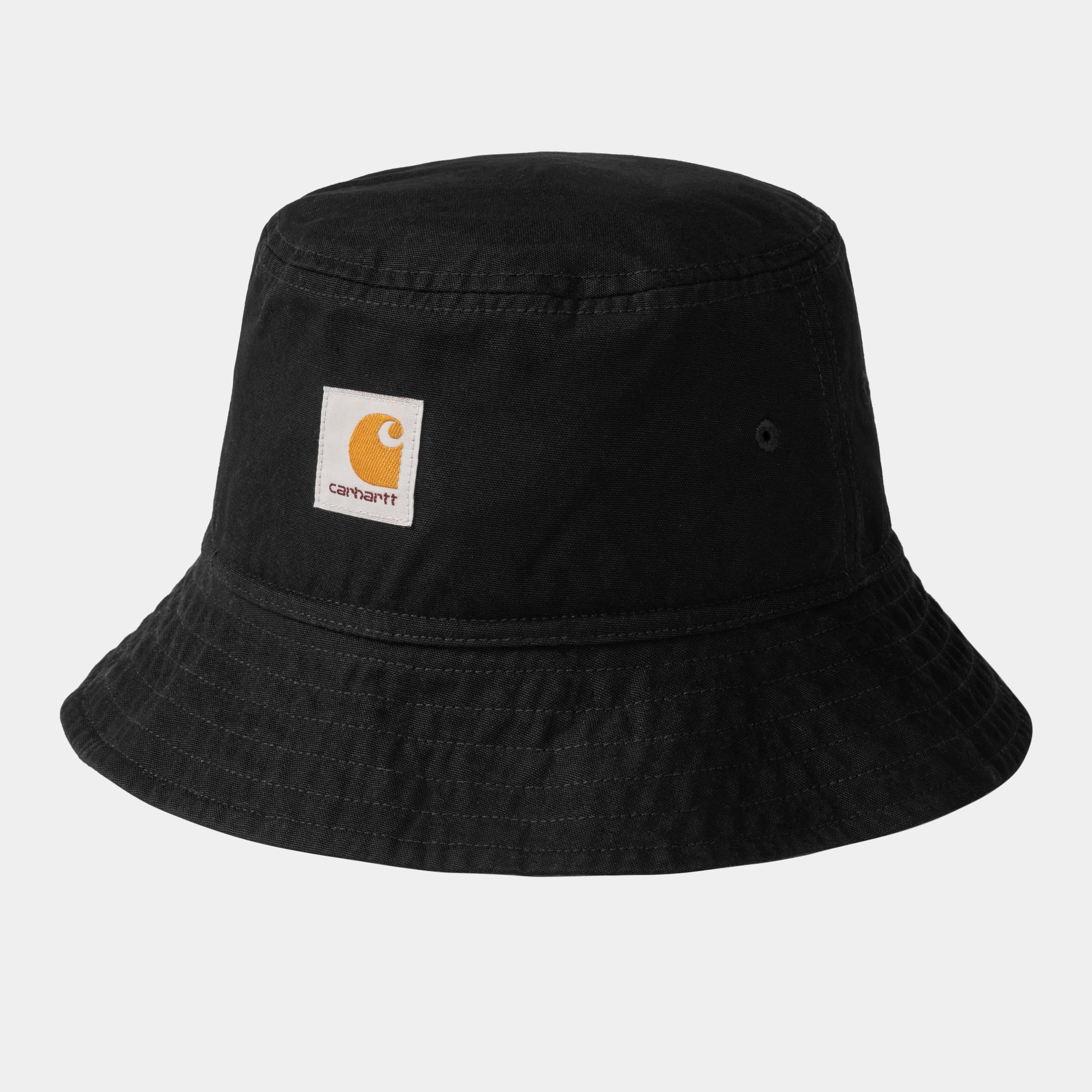 Heston Bucket Hat in Black and Discovery Green