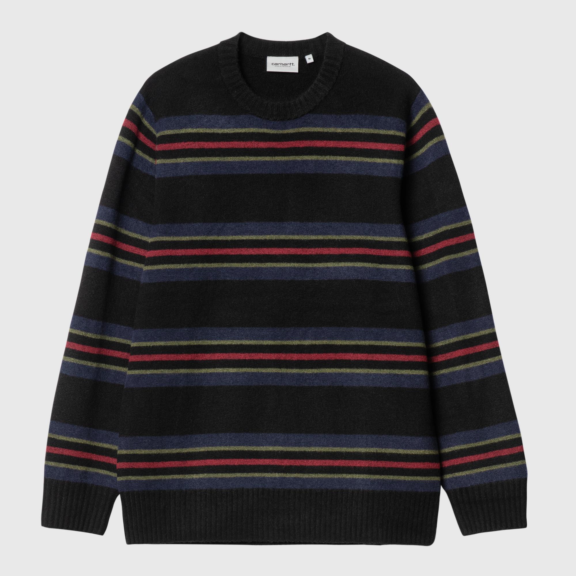 Oregon Sweater in Black Starco Stripe