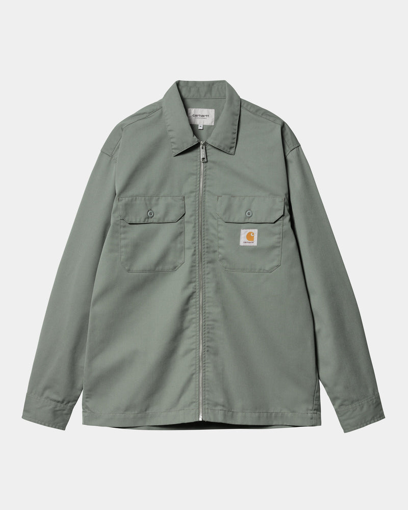 Aspenalf Jacket Man Light Grey, Black Carhartt WIP Hawkins Shirt