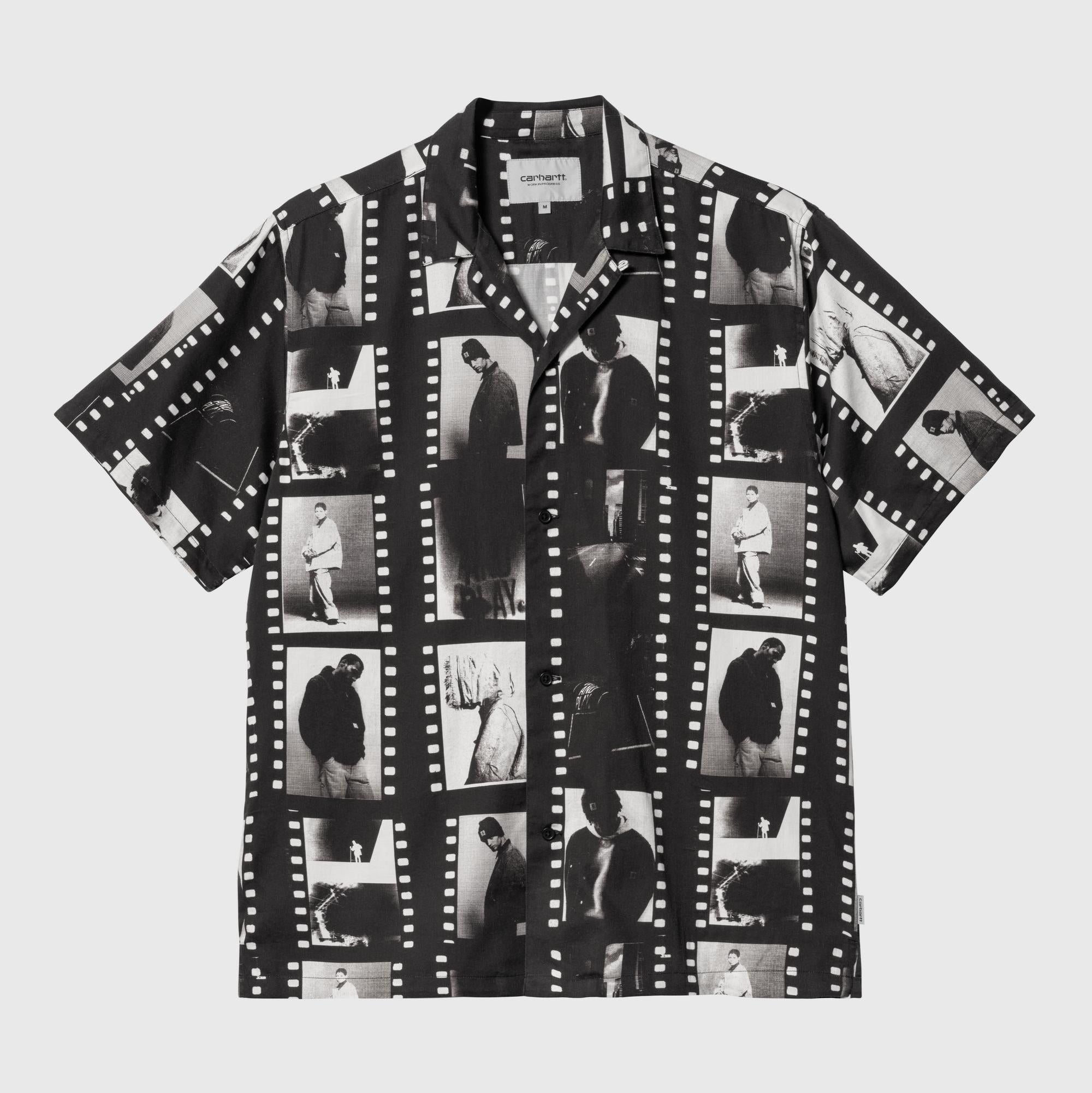 Photo Strip Print Shirt | Black / White