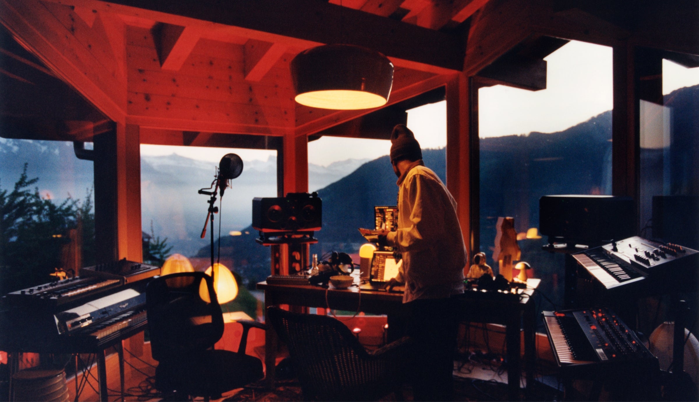 Wesley Joseph in Studio overlooking mountains