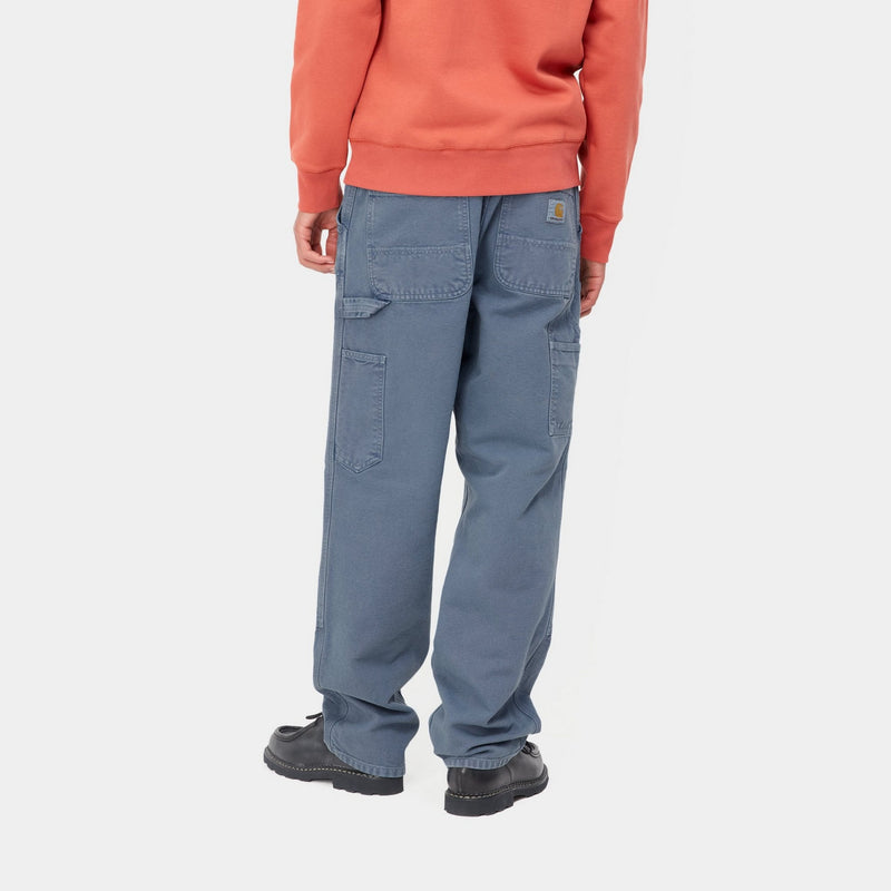 Carhartt WIP Double Knee Pant - Faded | Storm Blue – Page Double Knee Pant  - Faded – Carhartt WIP USA