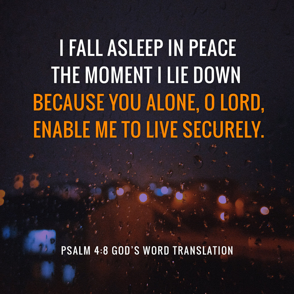 Psalm 4:8 GW