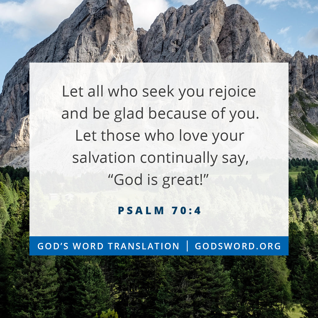 Psalm 70:4 GW