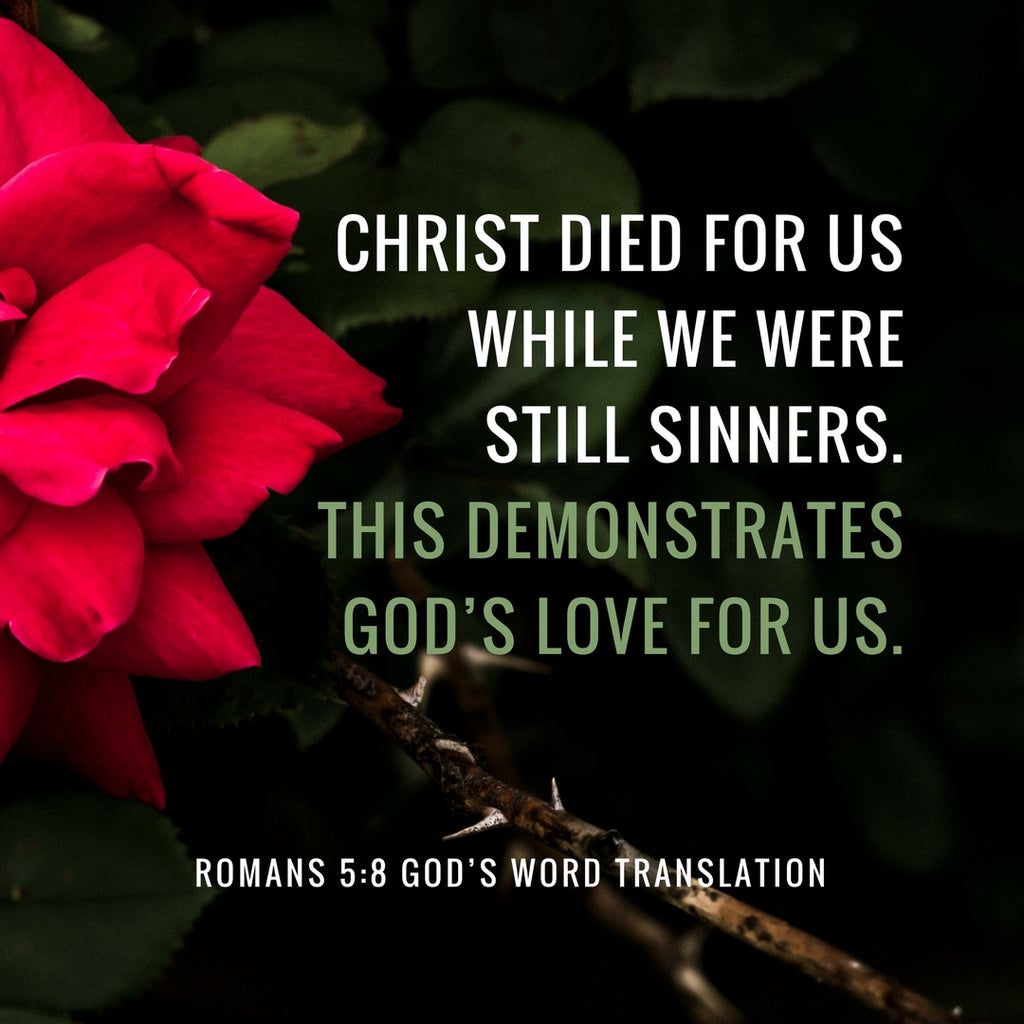 Romans 5:8 GW