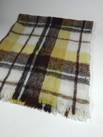 Vintage Mohair Throw Blanket Plaid – Shop-Uniques-Unlimited