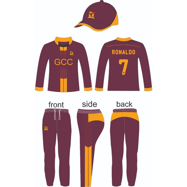 Sports Jersey Trouser and Cap Made to Order Fully Customizable