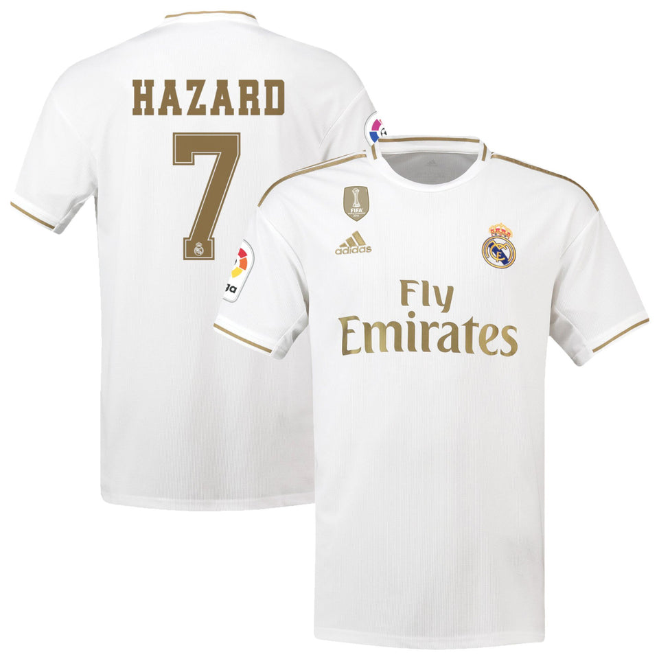 hazard with madrid shirt