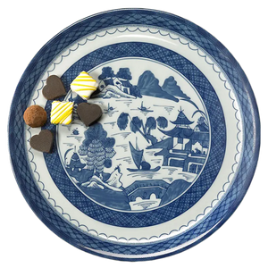 Mottahedeh Blue Canton Cake Plate - Hampton House