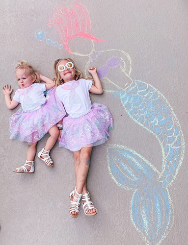 Kids Halloween Costume: Mermaid | Make every day a party with festive tutus, outfits + accessories for babies & kids birthday parties, holidays + dress up! Designed by a mother-daughter duo! | www.shopsweetwink.com 