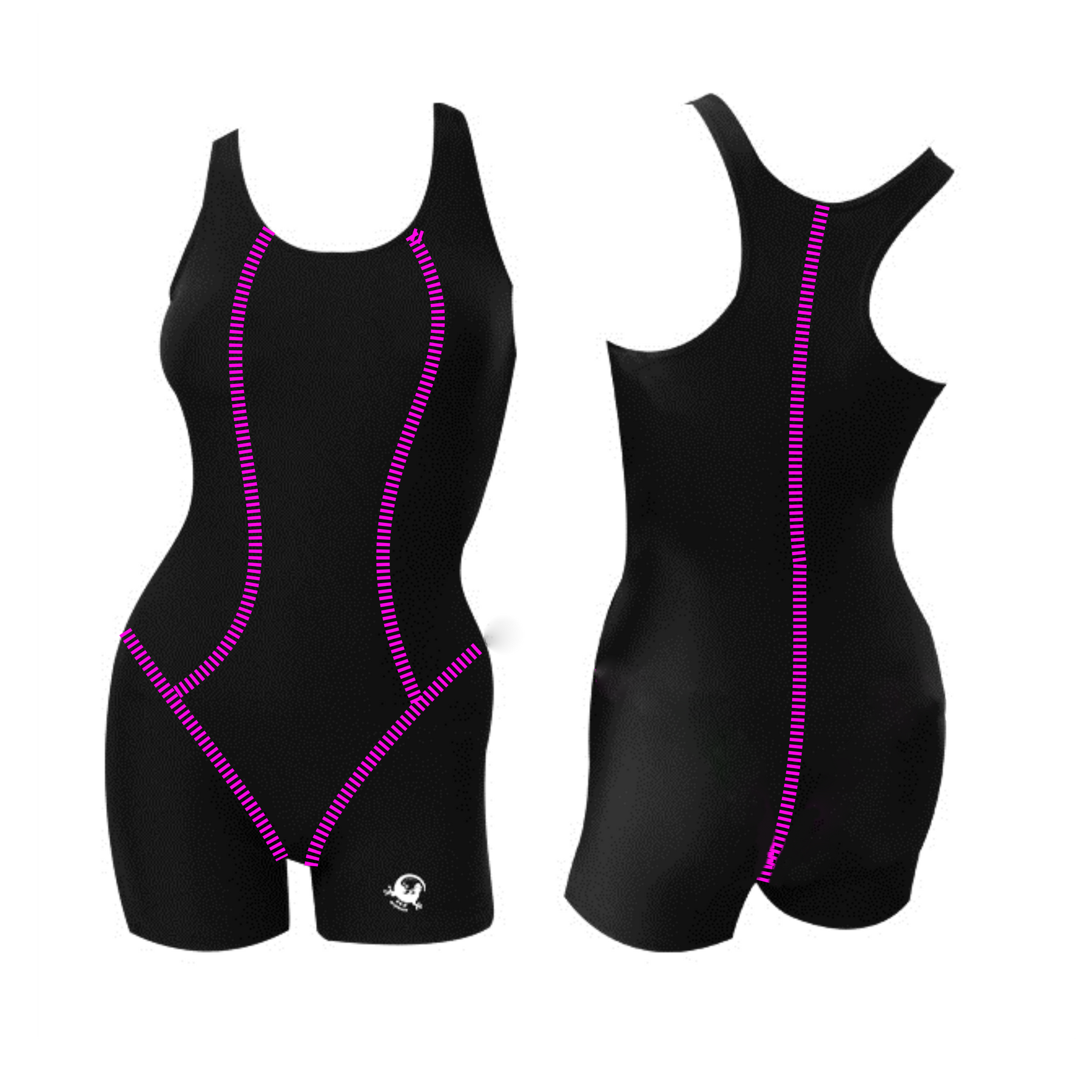 Traje De Natacion Mujer Jammer Black Psp Pbt Skdanfibios 