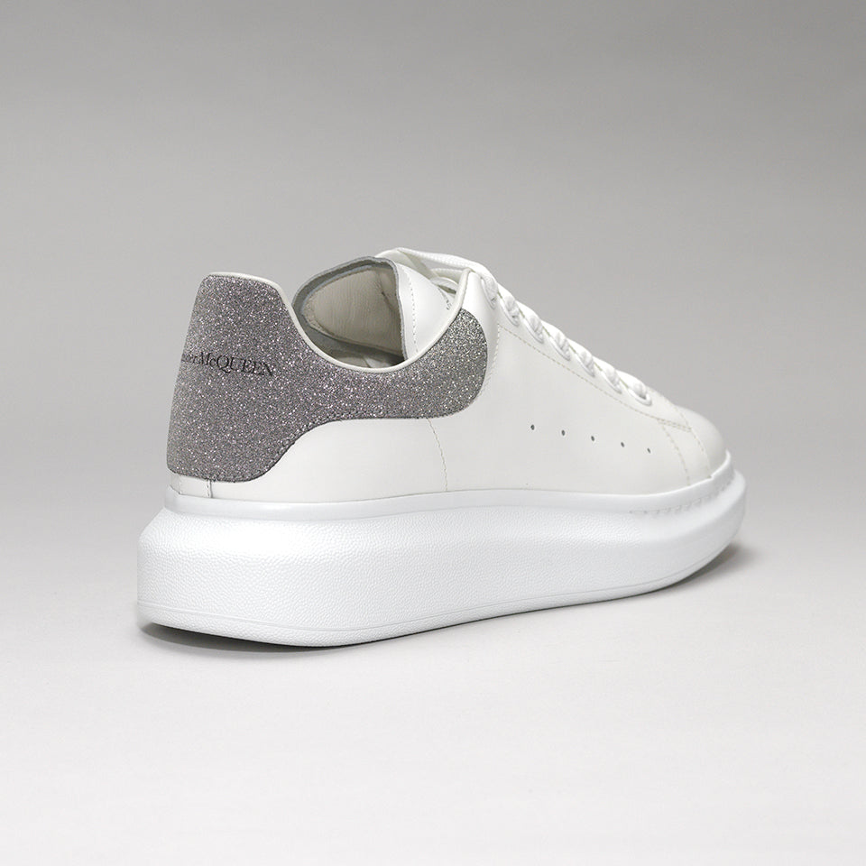 alexander mcqueen sneakers silver glitter