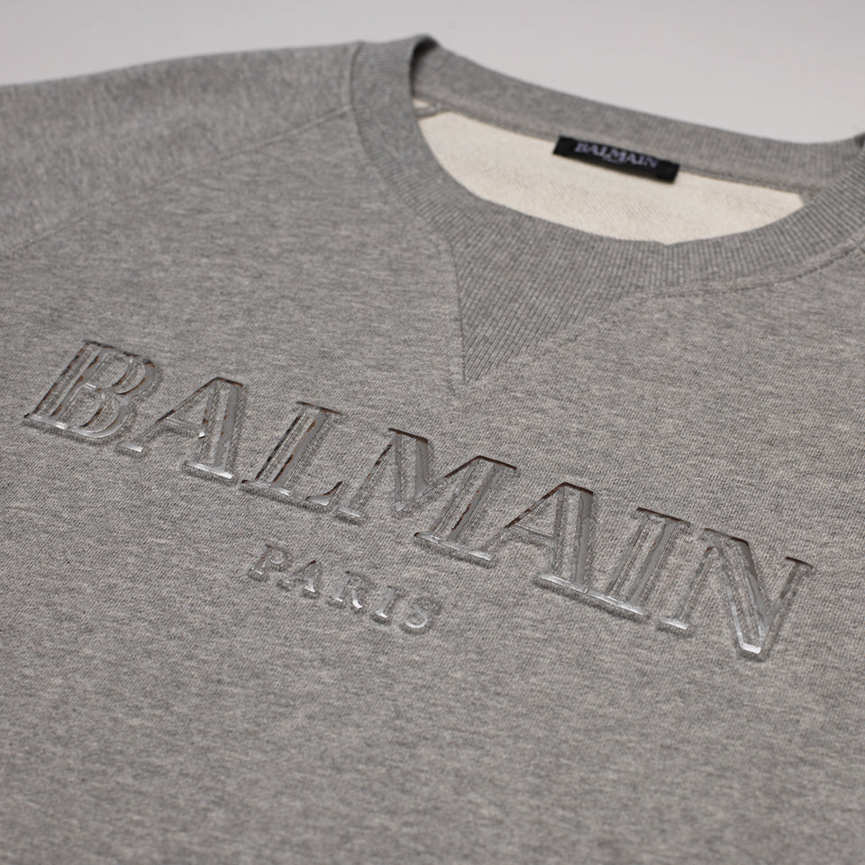 balmain grey sweatshirt