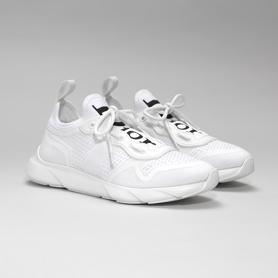 dior b21 neo white technical knit sneaker