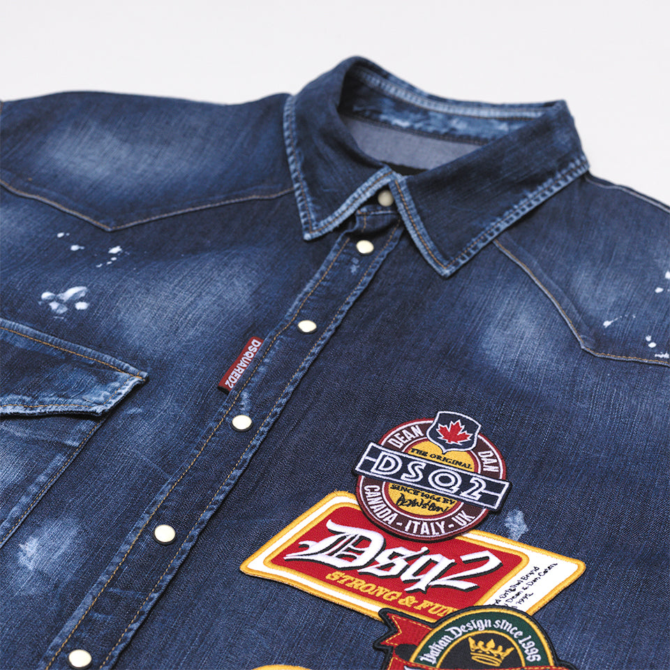 dsquared2 patch jacket