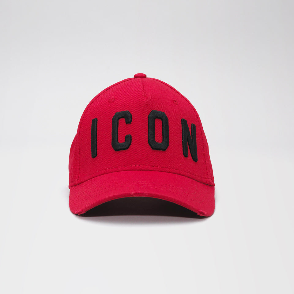 dsquared cap icon red