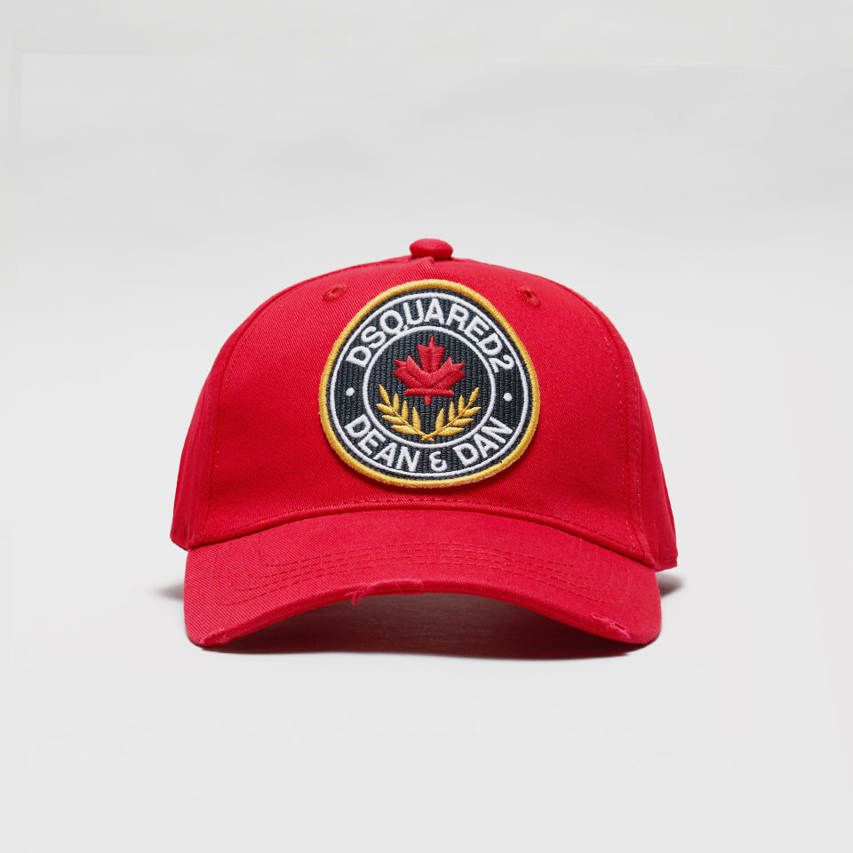 DSQUARED2 DEAN \u0026 DAN BASEBALL CAP RED 