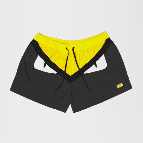 fendi bug eye swim shorts