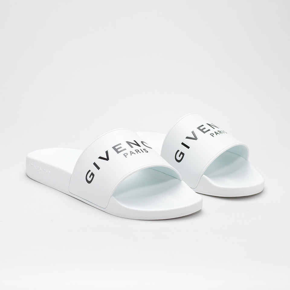 givenchy sliders white