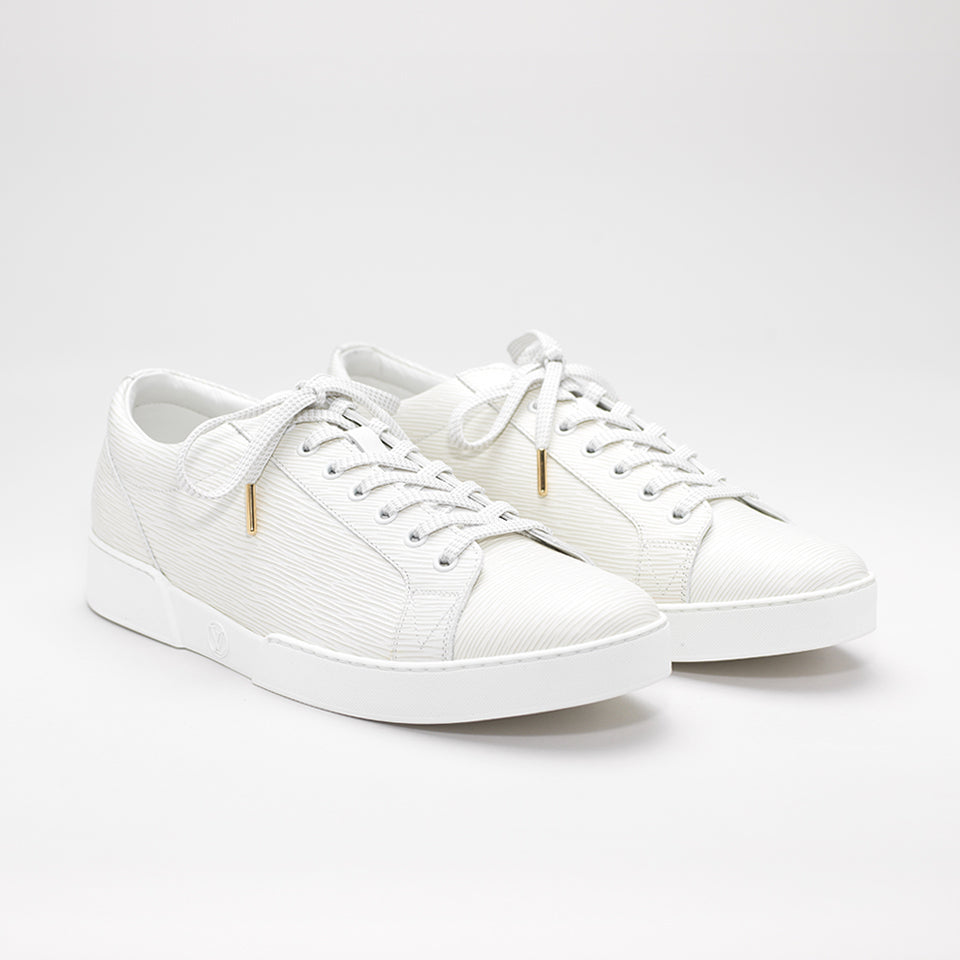Louis Vuitton Men All White Sneakers For Sale | semashow.com