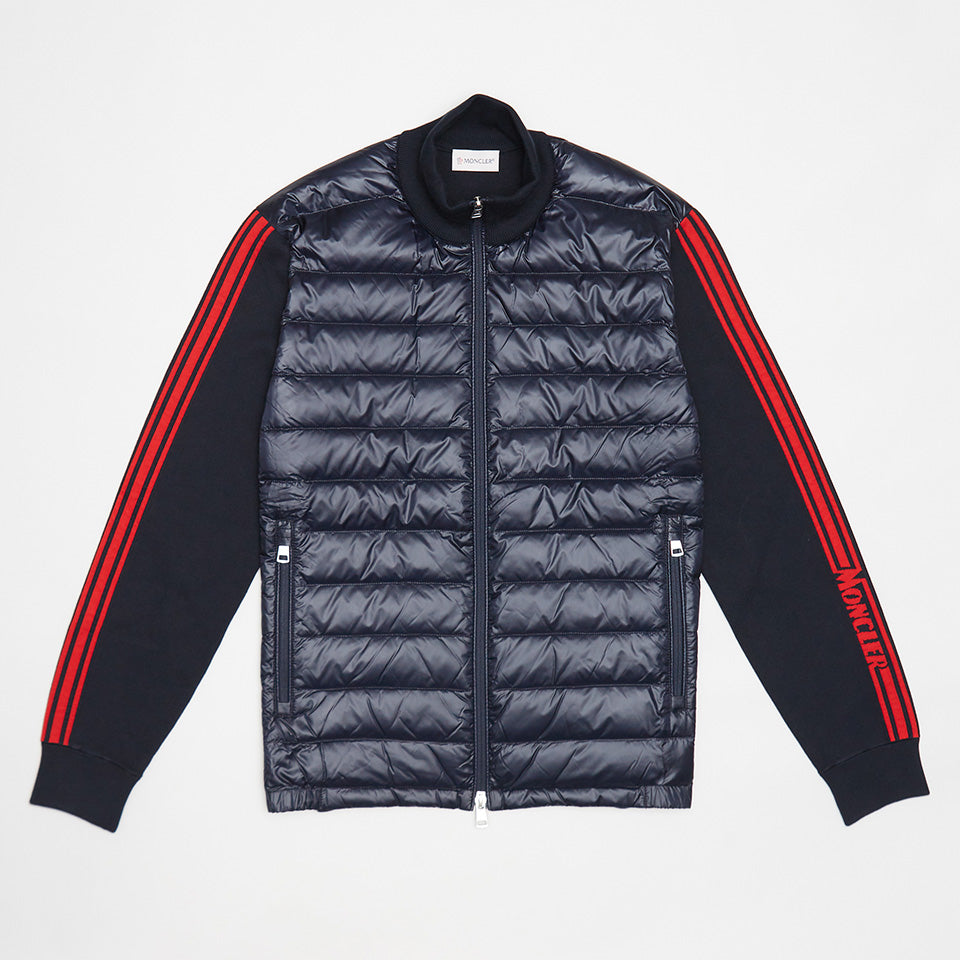 moncler panelled jacket